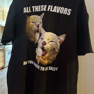 Black Cat Graphic T-Shirt